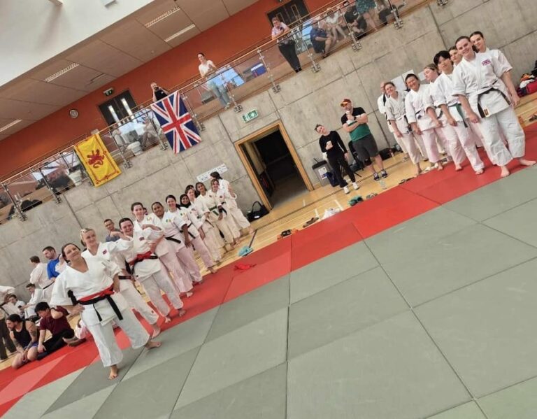 Female Randori competitors at the 2nd WSAF European Championships